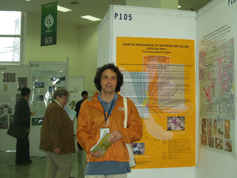 Prof. Jose A. Fernandez with poster